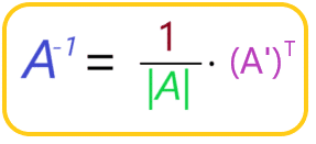 formula matrice inversa