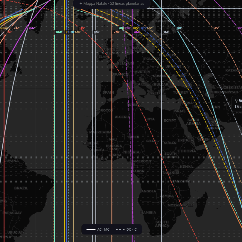 Astrocartografia Calcolo Online